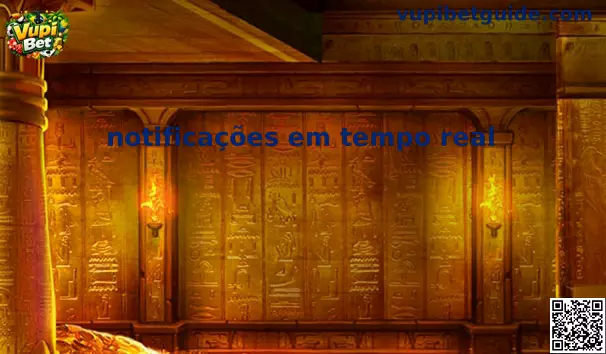 Tela ilustrativa sobre notificações em tempo real na Vupi Bet