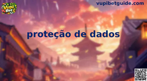 Ilustração sobre proteção de dados, privacidade digital e segurança na internet para usuários da Vupi Bet